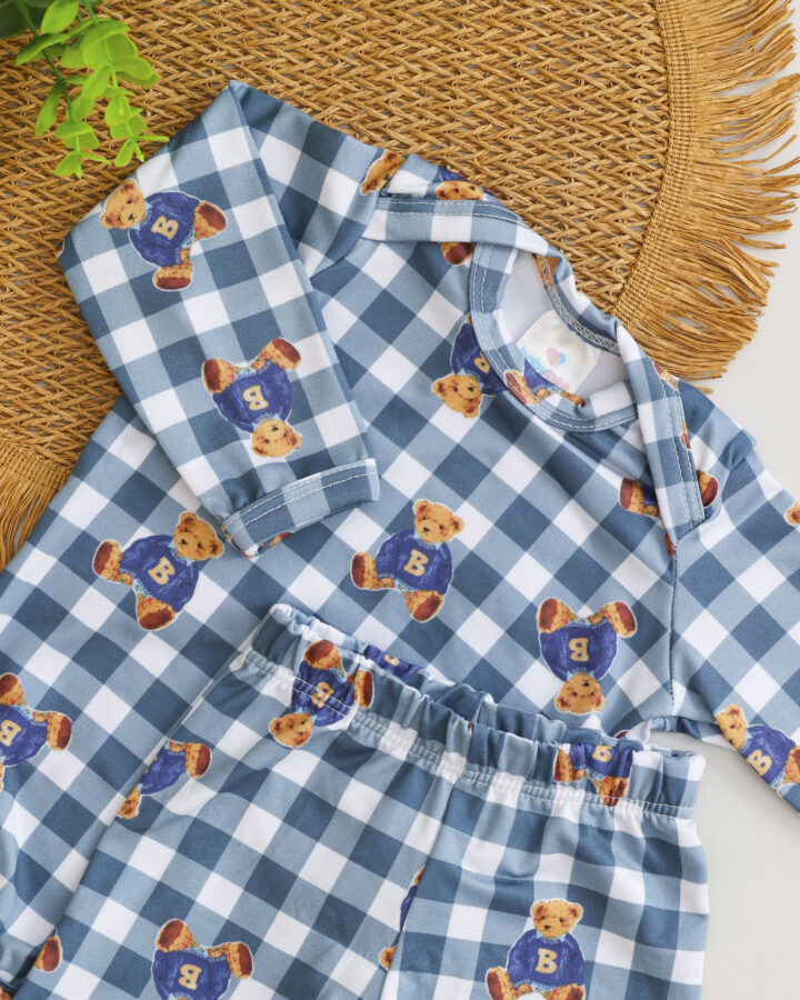 Outra imagem do conjunto térmico ursinho azul